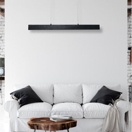Lámpara Colgante LED PIERCE LED/18W/230V negro