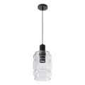 Lámpara colgante LED RADON 1xE27/40W/230V clara