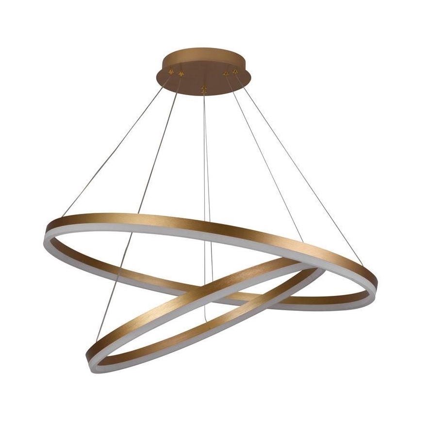 Lámpara colgante LED regulable con cable LED/100W/230V 3000-6500K Ø 80 cm + mando a distancia