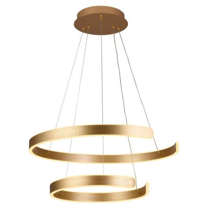 Lámpara colgante LED regulable con cable LED/120W/230V 3000-6500K Ø 60 cm + mando a distancia