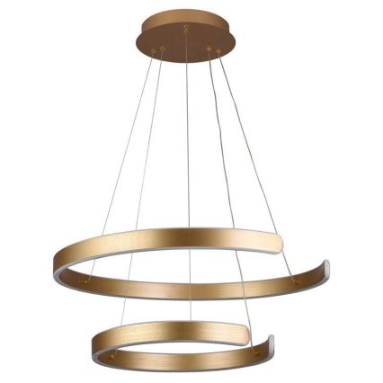 Lámpara colgante LED regulable con cable LED/120W/230V 3000-6500K Ø 60 cm + mando a distancia