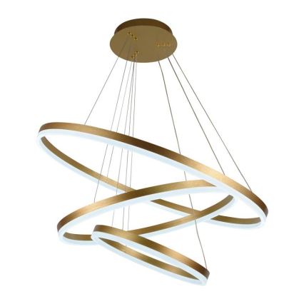 Lámpara colgante LED regulable con cable LED/125W/230V 3000-6500K Ø 80 cm + mando a distancia