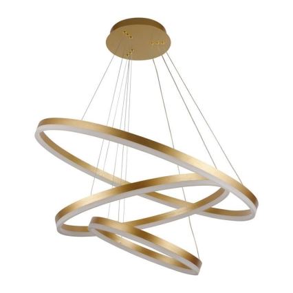Lámpara colgante LED regulable con cable LED/125W/230V 3000-6500K Ø 80 cm + mando a distancia