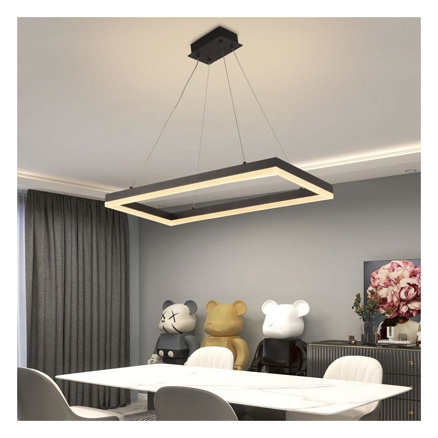 Lámpara colgante LED regulable con cable LED/40W/230V 3000-6500K + mando a distancia