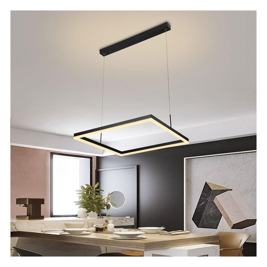 Lámpara colgante LED regulable con cable LED/55W/230V 3000-6500K + mando a distancia