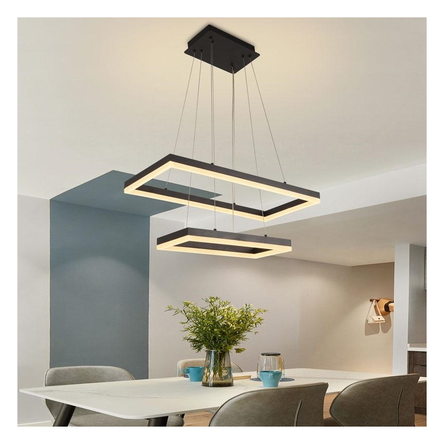 Lámpara colgante LED regulable con cable LED/65W/230V 3000-6500K + mando a distancia