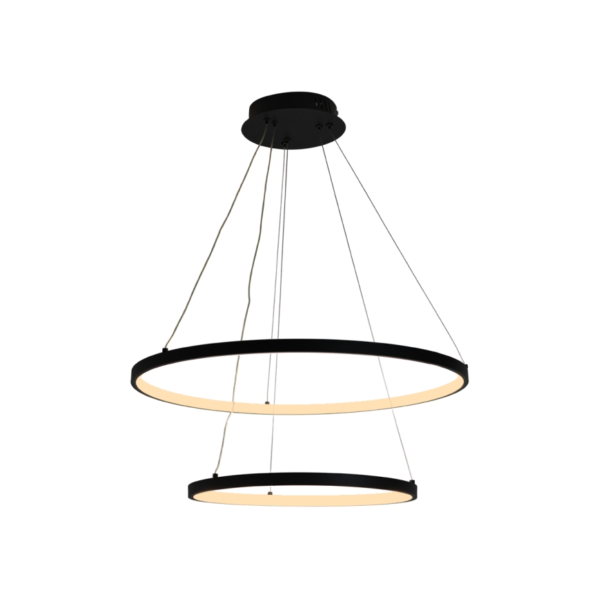 Lámpara colgante LED regulable con cable LED/75W/230V 3000-6500K Ø 60 cm + mando a distancia