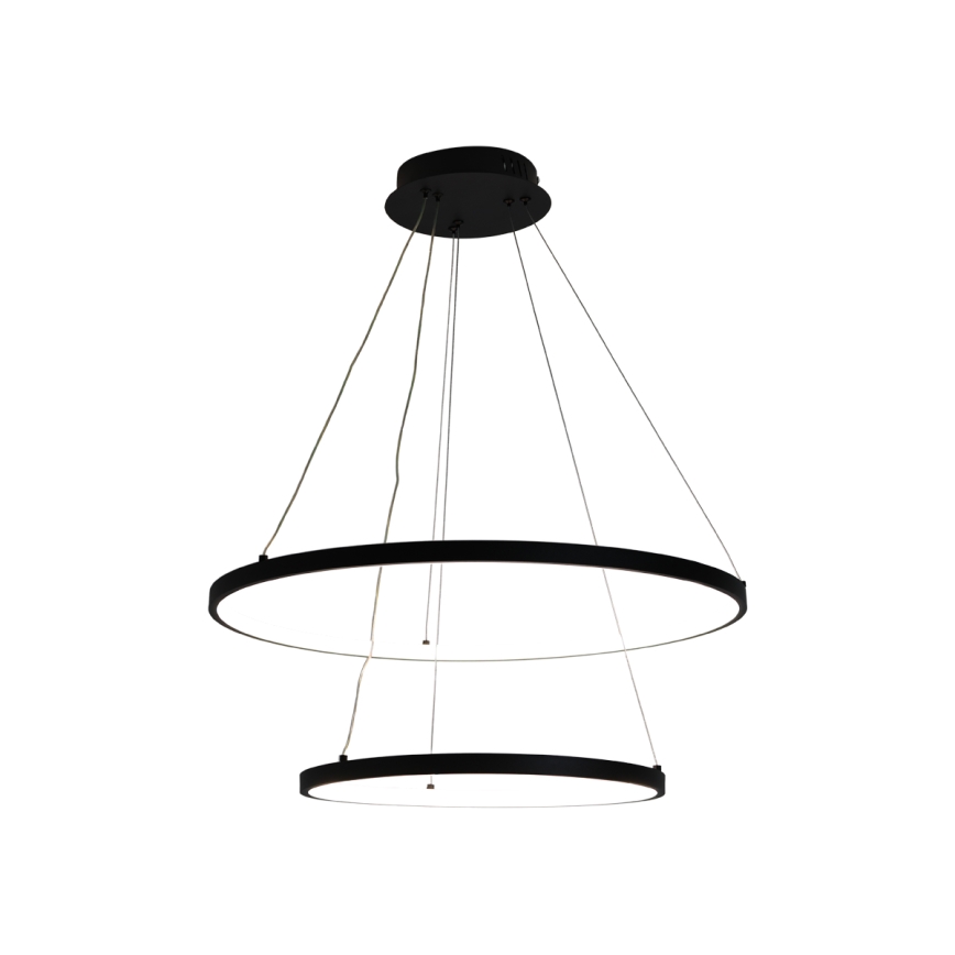Lámpara colgante LED regulable con cable LED/75W/230V 3000-6500K Ø 60 cm + mando a distancia