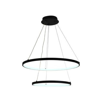 Lámpara colgante LED regulable con cable LED/75W/230V 3000-6500K Ø 60 cm + mando a distancia
