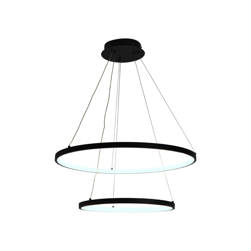 Lámpara colgante LED regulable con cable LED/75W/230V 3000-6500K Ø 60 cm + mando a distancia