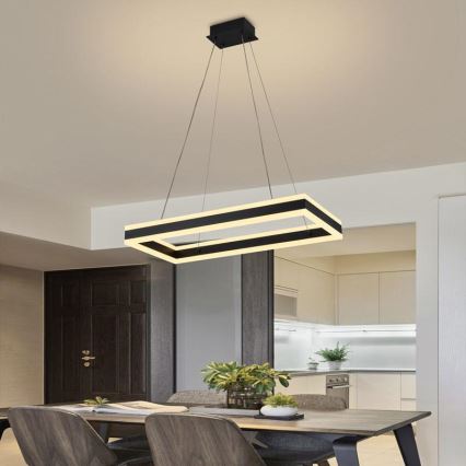 Lámpara colgante LED regulable con cable LED/80W/230V 3000-6500K + mando a distancia