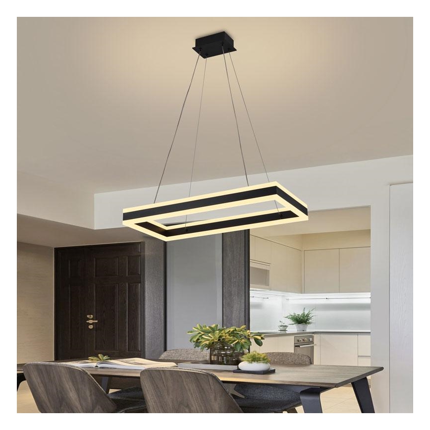 Lámpara colgante LED regulable con cable LED/80W/230V 3000-6500K + mando a distancia
