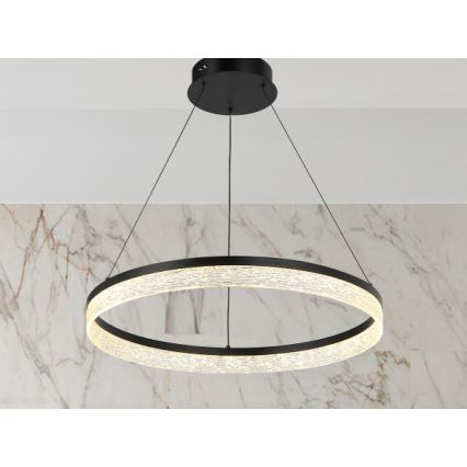 Lámpara colgante LED regulable suspendida por cable ALIANZ LED/60W/230V 3000-6000K diámetro 80 cm + control remoto