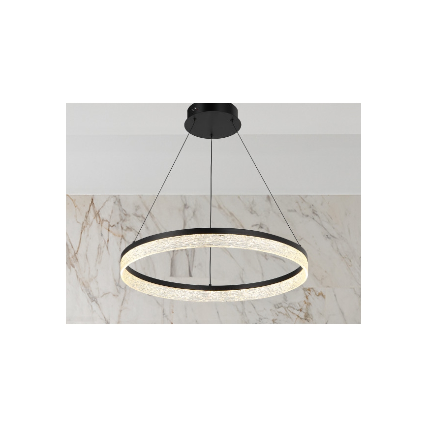 Lámpara colgante LED regulable suspendida por cable ALIANZ LED/60W/230V 3000-6000K diámetro 80 cm + control remoto