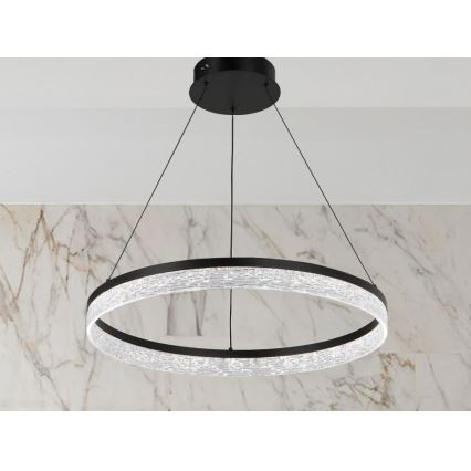 Lámpara colgante LED regulable suspendida por cable ALIANZ LED/60W/230V 3000-6000K diámetro 80 cm + control remoto