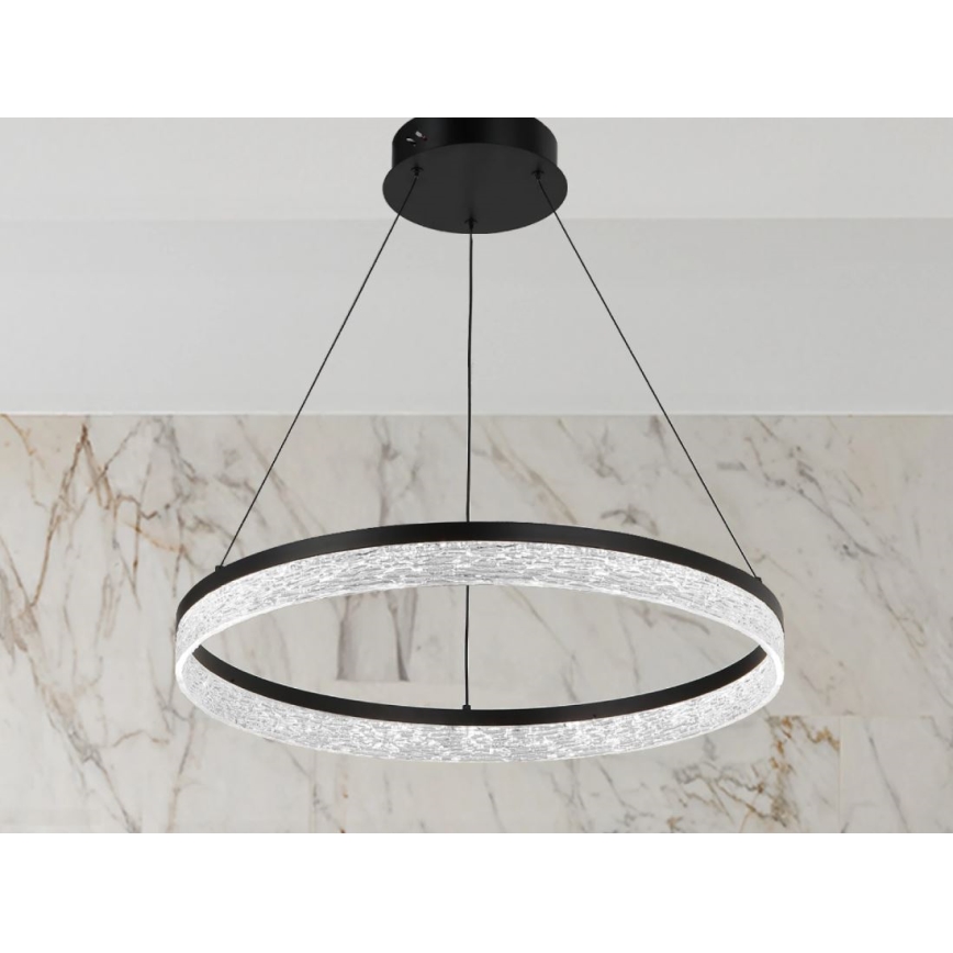 Lámpara colgante LED regulable suspendida por cable ALIANZ LED/60W/230V 3000-6000K diámetro 80 cm + control remoto