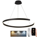 Lámpara colgante LED regulable con cable LED/100W/230V 3000-6500K Ø 80 cm + mando a distancia