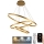 Lámpara colgante LED regulable con cable LED/125W/230V 3000-6500K Ø 80 cm + mando a distancia