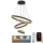 Lámpara colgante LED regulable con cable LED/165W/230V 3000-6500K Ø 60 cm + mando a distancia