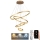 Lámpara colgante LED regulable con cable LED/165W/230V 3000-6500K Ø 80 cm + mando a distancia