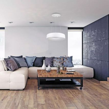 Lámpara colgante LED regulable con cable LED/30W/230V