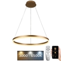 Lámpara colgante LED regulable con cable LED/42W/230V 3000-6500K Ø 60 cm + mando a distancia