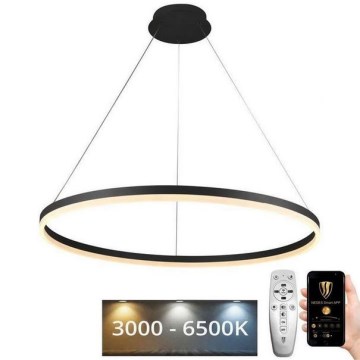 Lámpara colgante LED regulable con cable LED/55W/230V 3000-6500K Ø 80 cm + mando a distancia