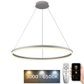 Lámpara colgante LED regulable con cable LED/55W/230V 3000-6500K Ø 80 cm + mando a distancia