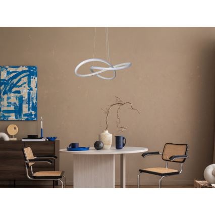 Lámpara colgante LED regulable con cable LED/65W/230V 3000-6500K diámetro 49 cm + mando a distancia