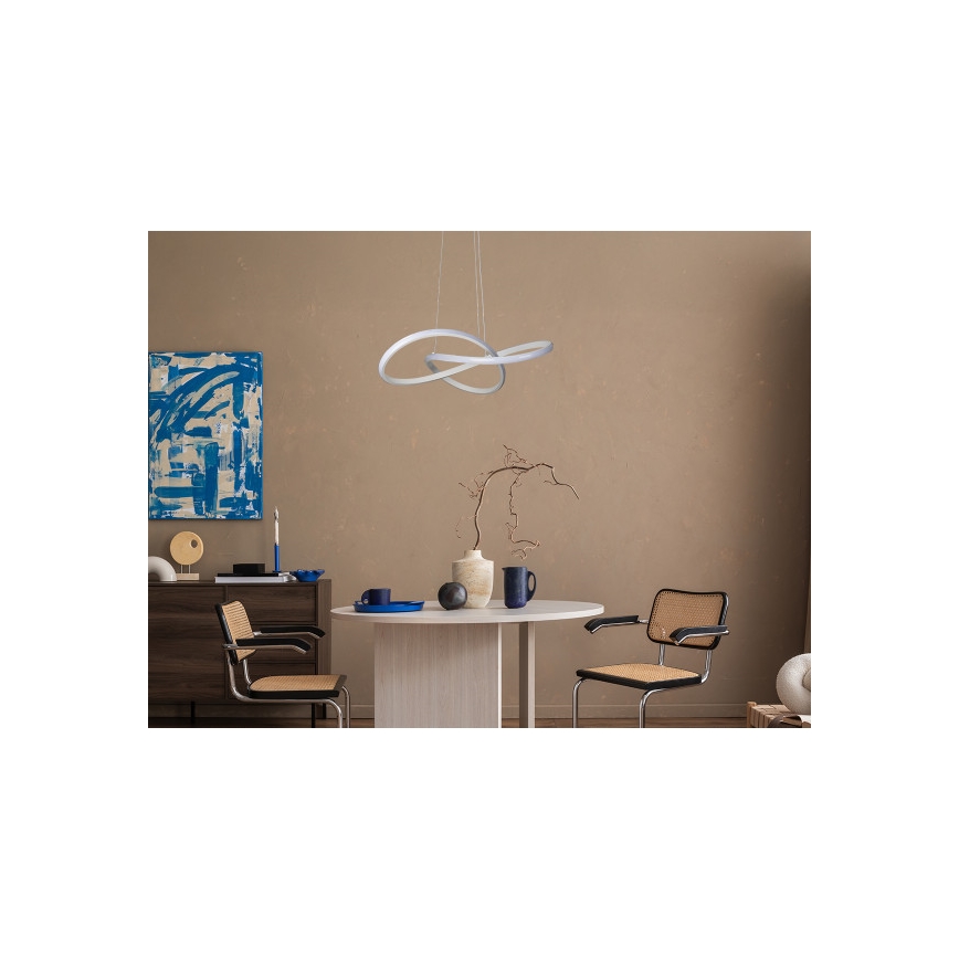 Lámpara colgante LED regulable con cable LED/65W/230V 3000-6500K diámetro 49 cm + mando a distancia