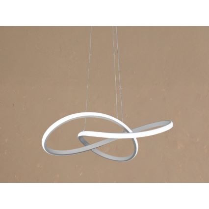 Lámpara colgante LED regulable con cable LED/65W/230V 3000-6500K diámetro 49 cm + mando a distancia