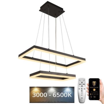 Lámpara colgante LED regulable con cable LED/65W/230V 3000-6500K + mando a distancia