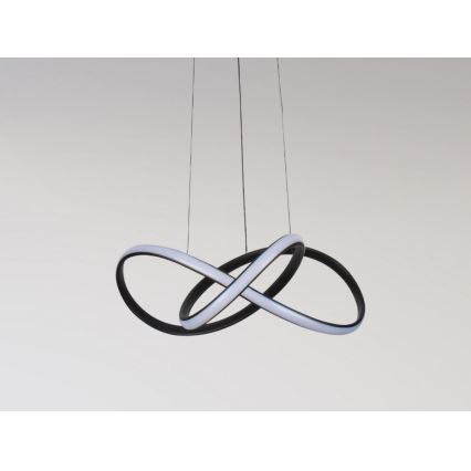 Lámpara colgante LED regulable con suspensión de cable, LED/65W/230V, 3000–6500 K, Ø 49 cm + mando a distancia