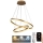 Lámpara colgante LED regulable con cable LED/70W/230V 3000-6500K Ø 60 cm + mando a distancia