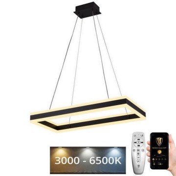 Lámpara colgante LED regulable con cable LED/80W/230V 3000-6500K + mando a distancia