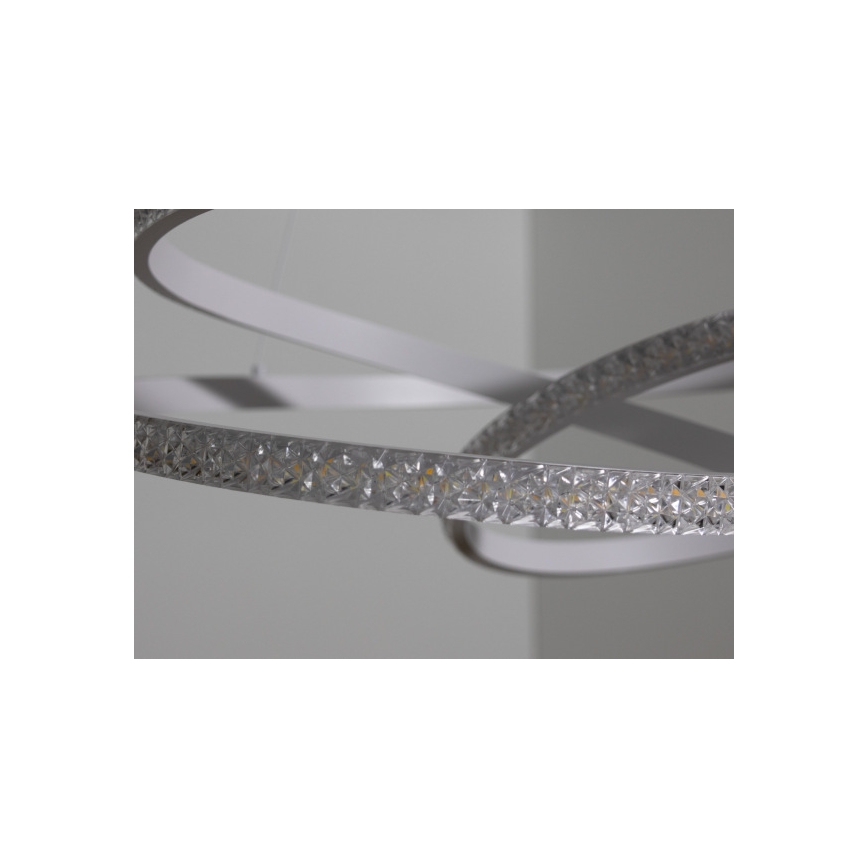 Lámpara colgante LED regulable con cable LED/90W/230V 3000-6500K Ø 47 cm + mando a distancia