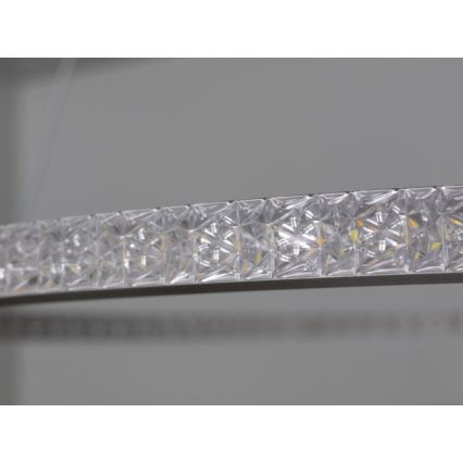 Lámpara colgante LED regulable con cable LED/90W/230V 3000-6500K Ø 60 cm + mando a distancia