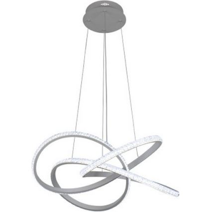 Lámpara colgante LED regulable con cable de suspensión LED/95W/230V 3000-6500K diámetro 57 cm + mando a distancia