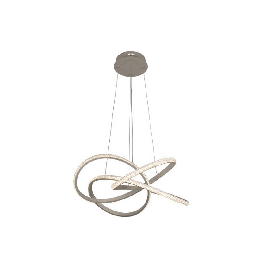 Lámpara colgante LED regulable con cable de suspensión LED/95W/230V 3000-6500K diámetro 57 cm + mando a distancia