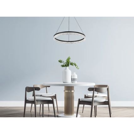 Lámpara colgante LED regulable suspendida por cable ALIANZ LED/45W/230V 3000-6000K Ø 60 cm + mando a distancia