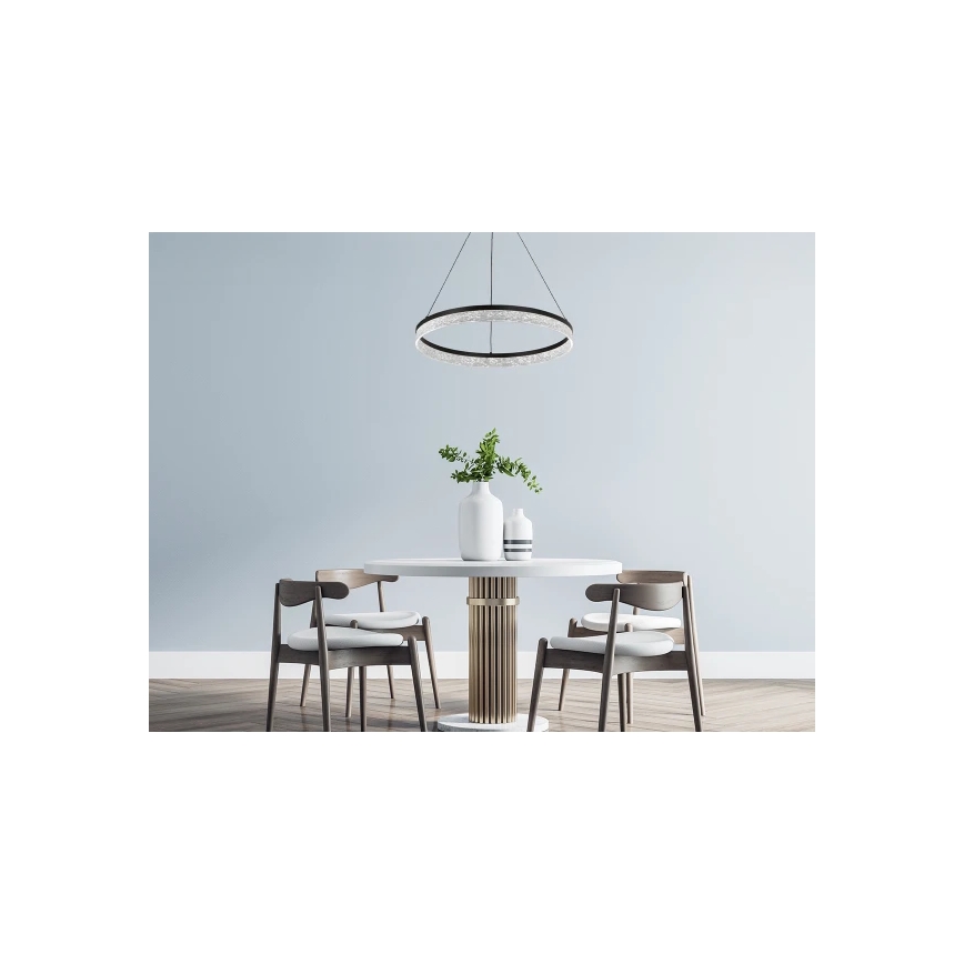 Lámpara colgante LED regulable suspendida por cable ALIANZ LED/45W/230V 3000-6000K Ø 60 cm + mando a distancia