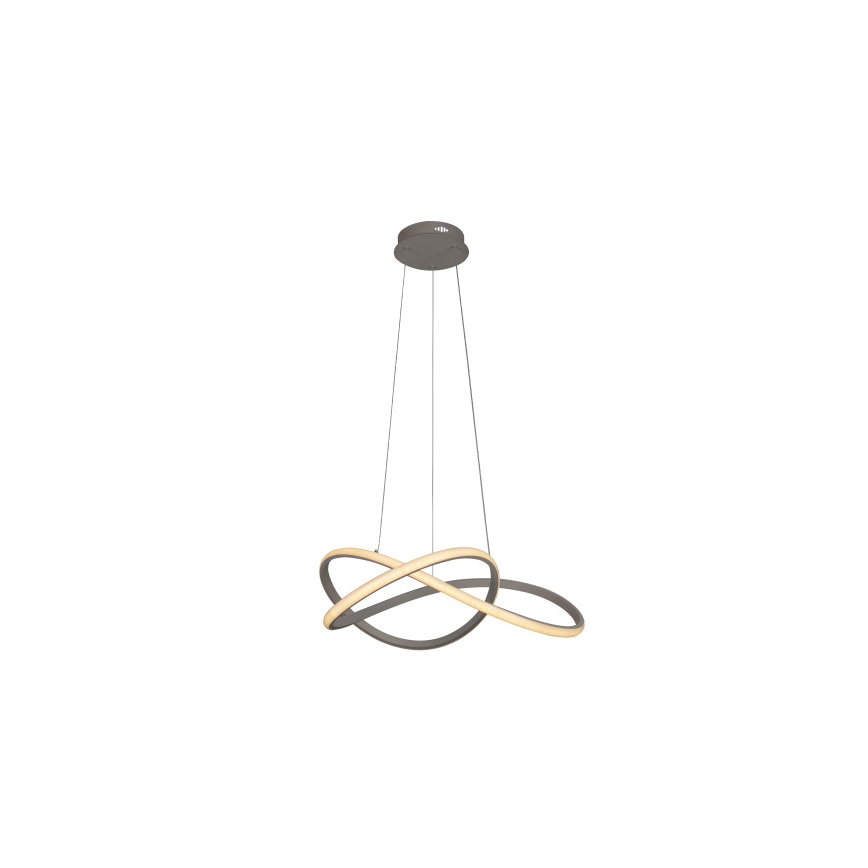 Lámpara colgante LED regulable con cable LED/85W/230V 3000-6500K Ø 60 cm + mando a distancia