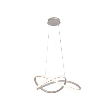 Lámpara colgante LED regulable con cable LED/85W/230V 3000-6500K Ø 60 cm + mando a distancia