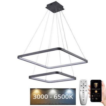 Lámpara colgante LED regulable en cable LED/90W/230V 3000-6500K + mando a distancia