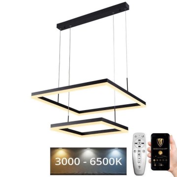 Lámpara colgante LED regulable en cable LED/90W/230V 3000-6500K + mando a distancia