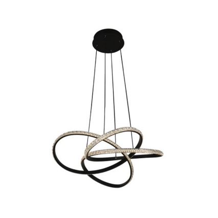 Lámpara colgante LED regulable con suspensión por cable LED/95W/230V 3000-6500K Ø 57 cm + mando a distancia