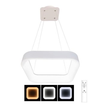 Lámpara colgante LED regulable en cable NEST LED/40W/230V 3000-6500K blanca + mando a distancia
