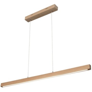 Lámpara colgante LED regulable en cable SMAL LED/15W/230V roble