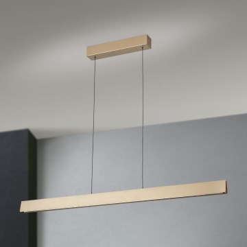 Lámpara colgante LED regulable en cable TARA LED/44W/230V 2700/3800/4500/5700K dorado