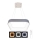 Lámpara colgante LED regulable LED/40W/230V 3000-6500K gris